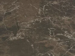 Table à Manger Extensible 6 à 8 Couverts En Céramique Et Métal - Effet Marbre Marron Et Noir - DONOTI 20 Table à Manger Extensible 6 à 8 Couverts En Céramique Et Métal - Effet Marbre Marron Et Noir - DONOTI -Mobilier De Restaurant table a manger 13670171