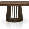 Table Ovale Extensible Eliza Bois Noisette