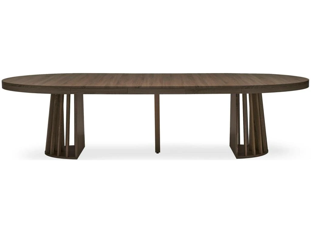 Table Ovale Extensible Eliza Bois Noisette 2 Table Ovale Extensible Eliza Bois Noisette – Image 2