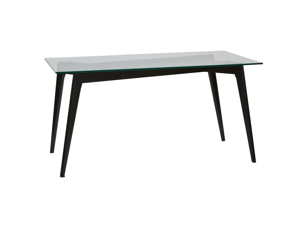 Table De Repas Verre/Noir - SAMBA 1 Table De Repas Verre/Noir - SAMBA