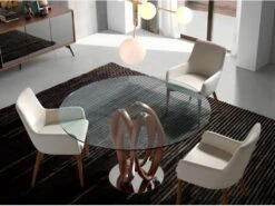 Table à Manger En Verre Trempé 1021 ANGEL CERDA -Mobilier De Restaurant table a manger 14718657