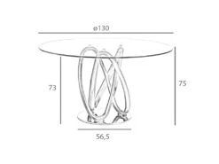 Table à Manger En Verre Trempé 1021 ANGEL CERDA -Mobilier De Restaurant table a manger 14718659