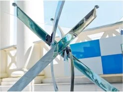 Table à Manger Courbée En Acier Et Verre 1061 ANGEL CERDA -Mobilier De Restaurant table a manger 14719053