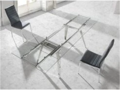 Table Manger Extensible En Verre Trempé 1005 ANGEL CERDA -Mobilier De Restaurant table a manger 14720427