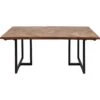Table De Repas En Bois "Ridoma" 180cm Marron