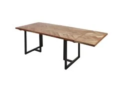 Table De Repas En Bois "Ridoma" 180cm Marron -Mobilier De Restaurant table a manger 15187335