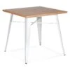 Table De Repas Industrielle "Nevada" 76cm Blanc