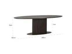 Table A Diner Luxor Ovale 300 -Mobilier De Restaurant table a manger 15466381