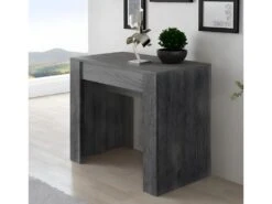 Table Console Extensible Avec Rallonges,jusqu'a 140 Cm, Couleur Grise. -Mobilier De Restaurant table a manger 15792931