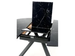 Table à Manger Extensible En Verre 130-180 X 130 X 76 Cm - -Mobilier De Restaurant table a manger 17562793