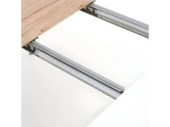 Table à Manger Extensible 160-200 X 90 X 77 Cm - Blanc/Chêne San Remo -Mobilier De Restaurant table a manger 17562853