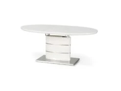 Table à Manger Extensible 140-180 X 90 X 76 Cm - Blanc -Mobilier De Restaurant table a manger 17562995