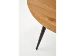 Table à Manger Extensible 120-160 X 80 X 74 Cm - Chêne Doré/Noir -Mobilier De Restaurant table a manger 17563005