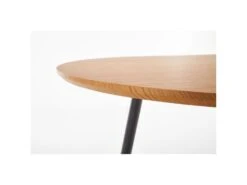 Table à Manger Extensible 120-160 X 80 X 74 Cm - Chêne Doré/Noir -Mobilier De Restaurant table a manger 17563007