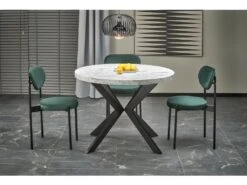 Table à Manger Extensible 100-250 X 100 X 75 Cm - Blanc -Mobilier De Restaurant table a manger 17563065