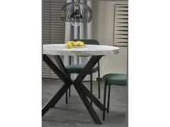 Table à Manger Extensible 100-250 X 100 X 75 Cm - Blanc -Mobilier De Restaurant table a manger 17563069