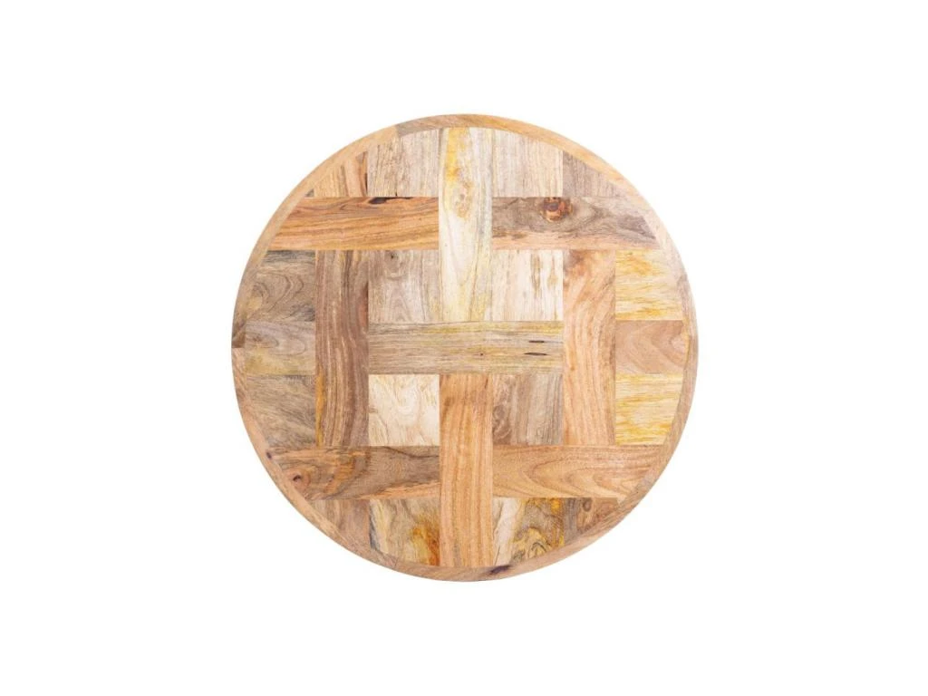 Table Haute Ronde Bois/Métal Scuplté - SALY 5 Table Haute Ronde Bois/Métal Scuplté - SALY – Image 5