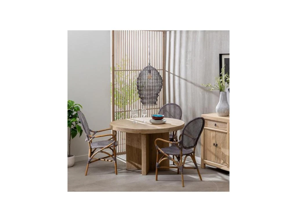 Table De Repas Ronde Bois Massif Clair 120 Cm N°1 - ARMAL 2 Table De Repas Ronde Bois Massif Clair 120 Cm N°1 - ARMAL – Image 2