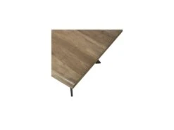 Table De Repas Rectangulaire 200 Cm Bois Naturel/Métal - CYRILLE -Mobilier De Restaurant table a manger 17786313