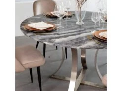 Table à Manger Ronde En Marbre Raphaël -Mobilier De Restaurant table a manger 17816995