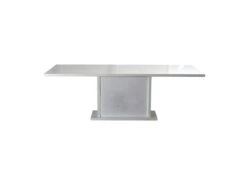 Table De Repas à Allonge Laqué Blanc à LEDs - MARKS -Mobilier De Restaurant table a manger 17998871