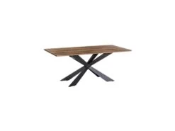 Table De Repas Rectangulaire Bois/Métal - GIDAN N°3