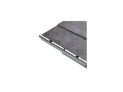 Table De Repas à Allonges Verre/Métal Gris - RAYONG -Mobilier De Restaurant table a manger 18273253