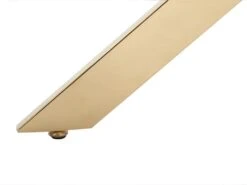 Table à Manger Ronde 4 Couverts En Verre Trempé Et Métal Doré - Transparent - COSIMA -Mobilier De Restaurant table a manger 18364867