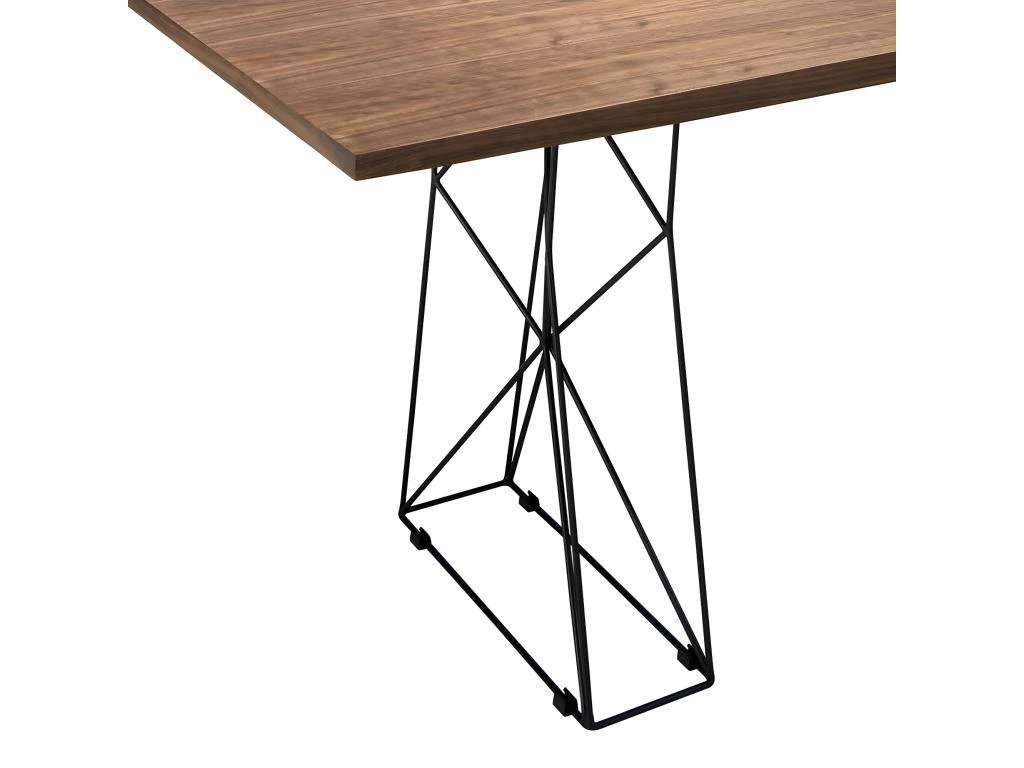 Table à Manger Rectangle Et Acier Noir 1107 ANGEL CERDA 8 Table à Manger Rectangle Et Acier Noir 1107 ANGEL CERDA – Image 8