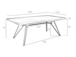 Table à Manger Et Verre Miroir 1080 ANGEL CERDA -Mobilier De Restaurant table a manger 18423471