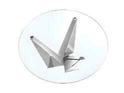 Table à Manger En Verre Et Acier Chromé 1042 ANGEL CERDA -Mobilier De Restaurant table a manger 18423511