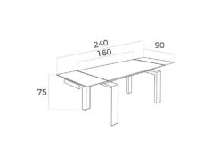 Table à Manger Extensible Verre Et Bois 1007 ANGEL CERDA 12 Table à Manger Extensible Verre Et Bois 1007 ANGEL CERDA -Mobilier De Restaurant table a manger 18426451