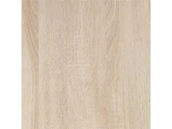 Table à Manger Ronde Fixe ZEN, 90x90x77cm, Jusqu'à 4 Personnes, Couleur Chêne, Pieds Métalliques Noir Laqué Mat -Mobilier De Restaurant table a manger 18803331