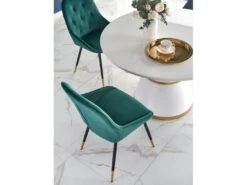 Table à Manger Design Ronde 120 Cm X 76 Cm - Blanc -Mobilier De Restaurant table a manger 18835807