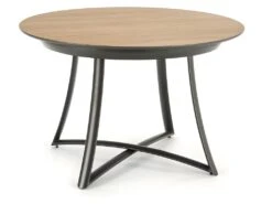 Table à Manger Extensible 118-148 X 148 X 76 Cm - Chêne Doré -Mobilier De Restaurant table a manger 18835893