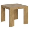 Table Extensible 90x90/246 Cm Roxell Chêne Nature