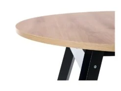 Table à Manger Ronde 102-142 X 102 X 73 Cm - Chêne Artisanal -Mobilier De Restaurant table a manger 18966183