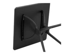 Petite Table De Salle à Manger Salon Carrée Avec Plateau 80 X 80 Cm Noir 14_0004499 -Mobilier De Restaurant table a manger 19330109