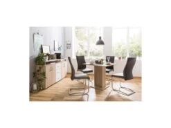 Table A Manger De 2 A 4 Personnes - Carrée - Classique - Décor Chene - GUSTAVE - L 80 X L 80 Cm -Mobilier De Restaurant table a manger 19376965