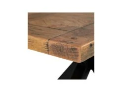 Table De Repas Rectangulaire Bois Massif/Noir - GRIMALI -Mobilier De Restaurant table a manger 19475495
