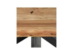 Table De Repas Rectangulaire Bois/Noir - LILIMA -Mobilier De Restaurant table a manger 19475515