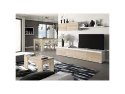 Table De Repas Extensible Chêne Clair - OXNARD - L 140/190 X L 90 X H 78 Cm -Mobilier De Restaurant table a manger 19824647