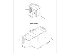Table Extensible 51/237 Cm Chêne - CELESTE - L 51/237 X L 90 X H 78 Cm -Mobilier De Restaurant table a manger 19824857