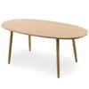 Table Ovale Scandinave Nolane Chêne Clair