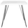 Table D'appoint Blanc Et Noir 80 X 80 X 74.93 Cm - Dorthy