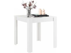 Table Lynn 80 Blanc -Mobilier De Restaurant table a manger 21690237