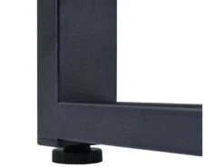 Table à Manger - Cadre En Acier - Style Industriel - Marron & Noir -Mobilier De Restaurant table a manger 22040847