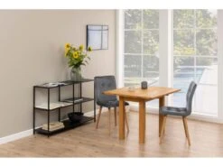 Alma Table De Salle à Manger Pliable, Huilée, Plaquée Chêne. -Mobilier De Restaurant table a manger 22046611