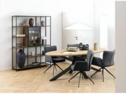 Heaven Table De Salle à Manger 100x220cm Sauvage Chêne Décor. -Mobilier De Restaurant table a manger 22047067