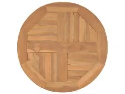 Table De Bistro Ø60x60 Cm Bois De Teck Solide -Mobilier De Restaurant table a manger 22070515